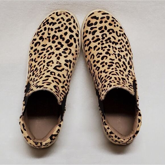 COCONUTS by Matisse Harlan Leopard Print Real Fur High Top Sneaker 10 - Picture 13 of 16